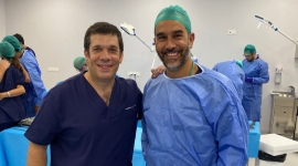 Foto Los Doctores Guadilla y Fiz dirigen una formación sobre los abordajes de prótesis de cadera